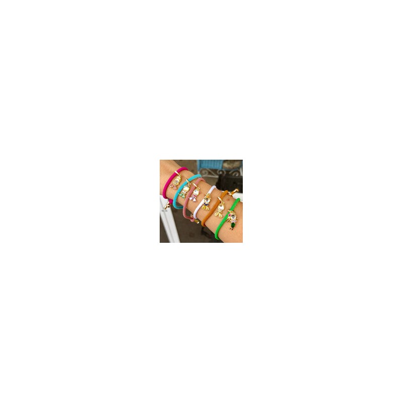 Pulsera De Princesas Chapa De Oro 3041-2