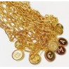 Collar Inicial Chapa de Oro 9509-30