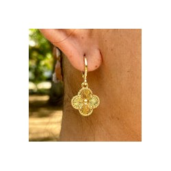 Aretes Chapa de Oro CH1224-14
