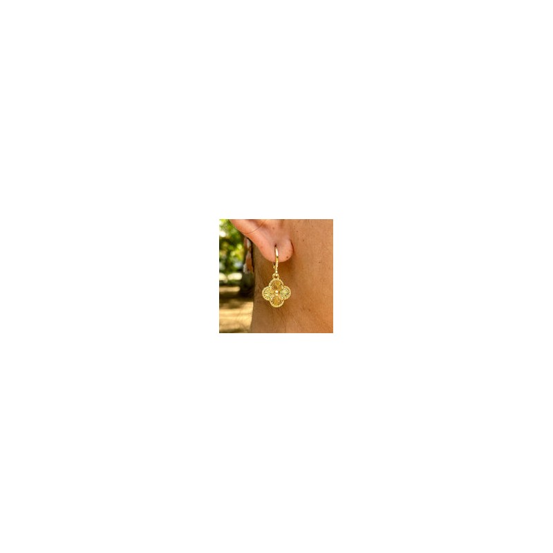 Aretes Chapa de Oro CH1224-14