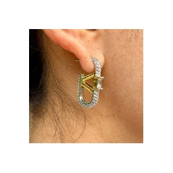 Aretes Chapa de Oro CH1224-51