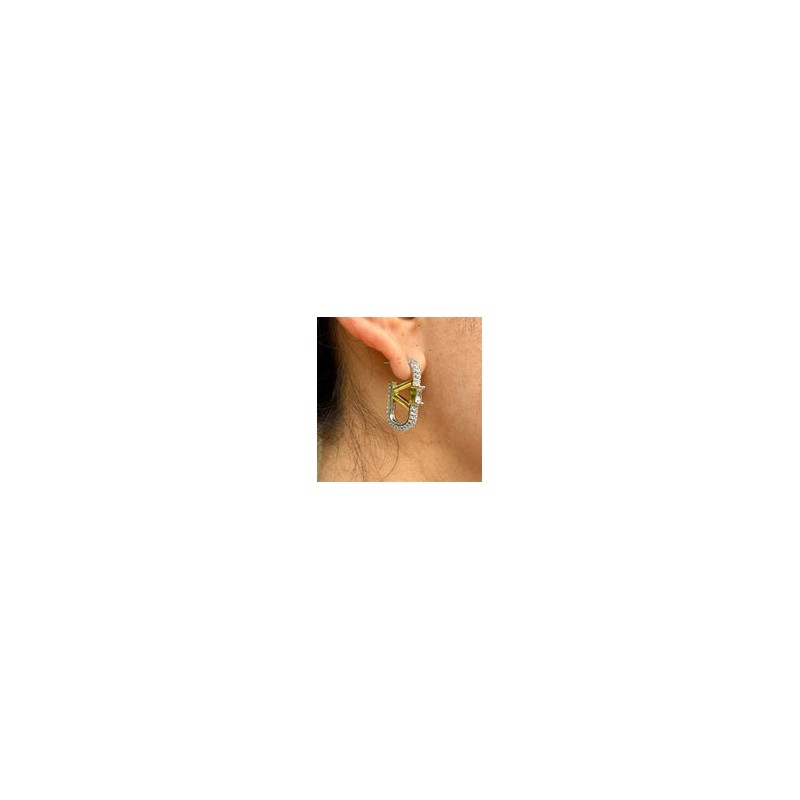 Aretes Chapa de Oro CH1224-51