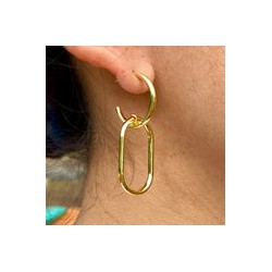 Aretes Chapa de Oro CH1224-44