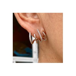 Aretes Chapa de Oro 1249-247