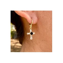 Aretes Chapa de Oro CH1224-26