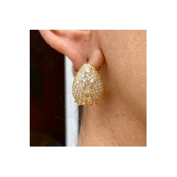Aretes Chapa de Oro 1249-134