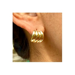 Aretes Chapa de Oro CH1224-21