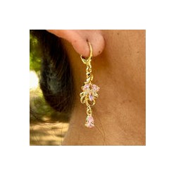 Aretes Chapa de Oro CH1224-35