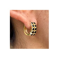 Aretes Chapa de Oro CH1224-10