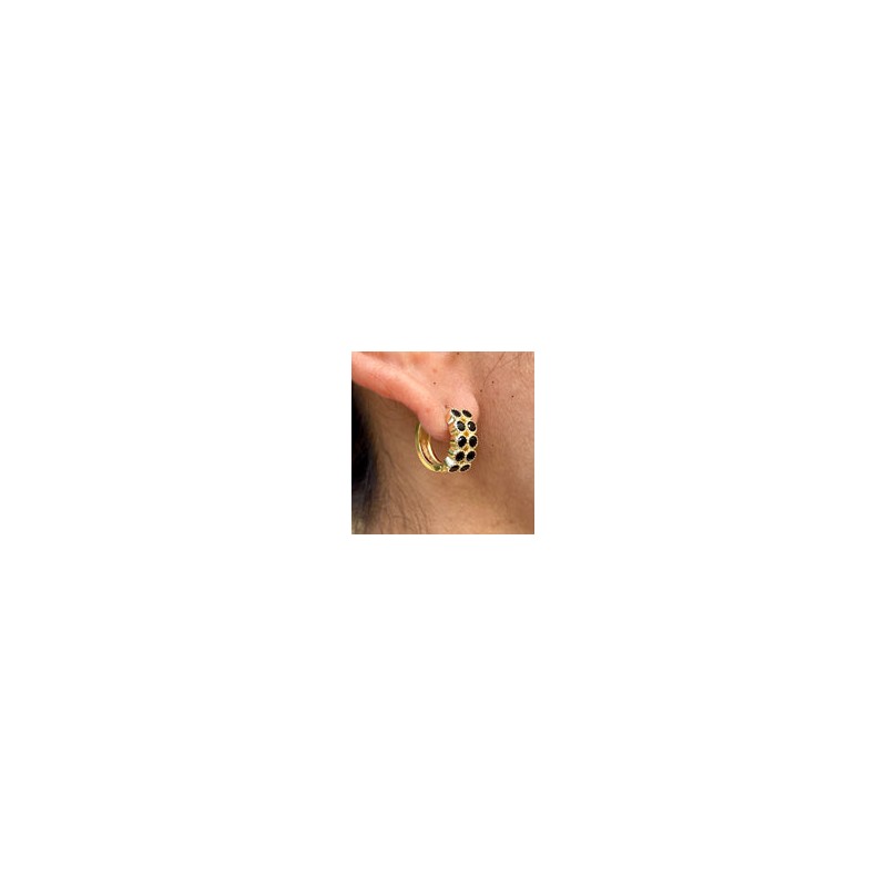 Aretes Chapa de Oro CH1224-10