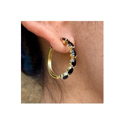 Aretes Chapa de Oro CH1224-3