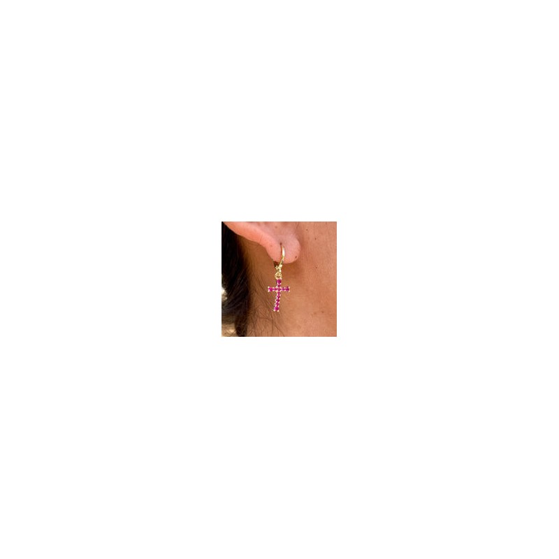 Aretes Chapa de Oro CH1224-23