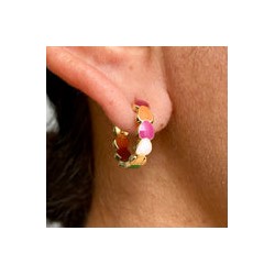 Aretes Chapa de Oro 8811-242
