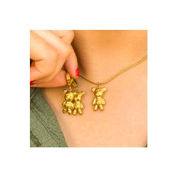 Set Collar Aretes Acero Inoxidable 0628-51