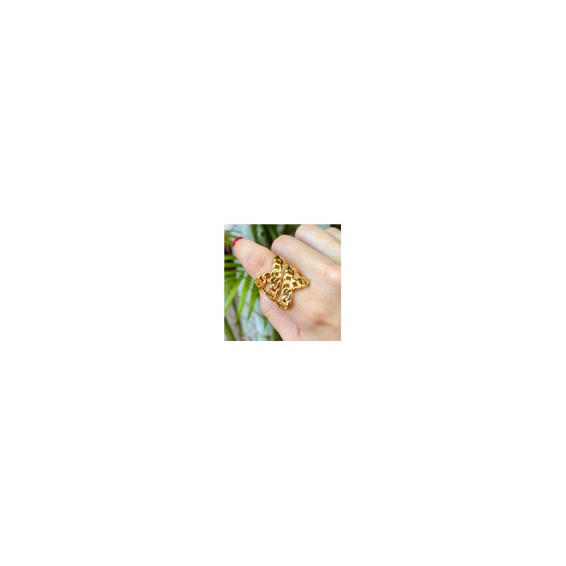 Anillo Chapa de Oro CH1224-77