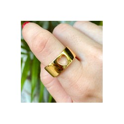 Anillo Chapa de Oro CH1224-71