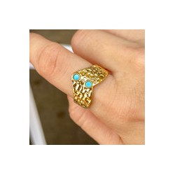 Anillo Chapa de Oro 0628-113