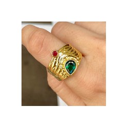 Anillo Chapa de Oro 0628-112