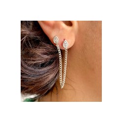 Aretes Chapa de Oro, 1 pieza, 8811-229