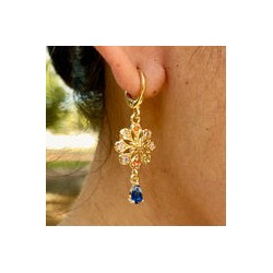 Aretes Chapa de Oro CH1224-33