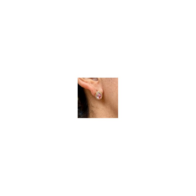 Aretes Chapa de Oro CH1224-28