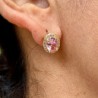 Aretes Chapa de Oro CH1224-28