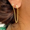 Aretes Chapa de Oro, 1 pieza, 8811-230
